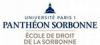 Ecole de droit de la Sorbonne (Paris I Panthéon-Sorbonne)