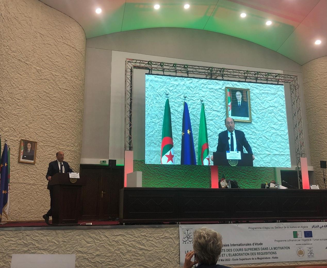 Mission de la Cour de cassation en Algérie