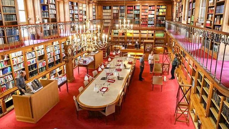 Vue de la bibliothèque de la Cour de cassation