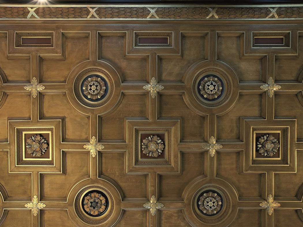 Plafond de la bibliothèque Plafond de la bibliothèque